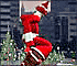 Skateboarding Santa