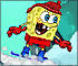 Spongebob Snowboarding