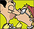 Mr Bean Kissing