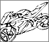 Coloring: Long Road Motorcycle